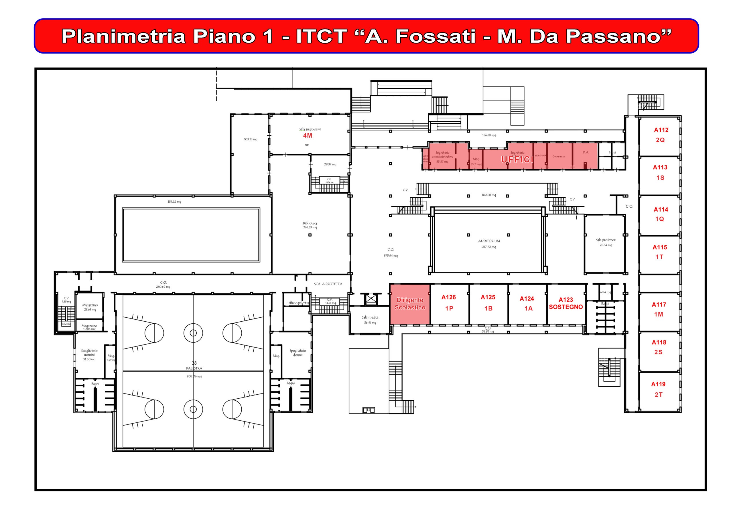 Planimetria Piano 1