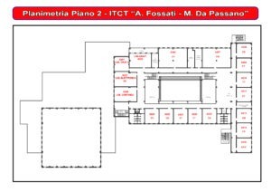 Disposizione Aule Piano 2